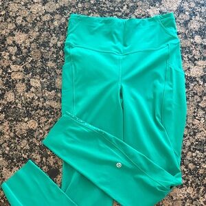 Emerald Green Luluemon Tights